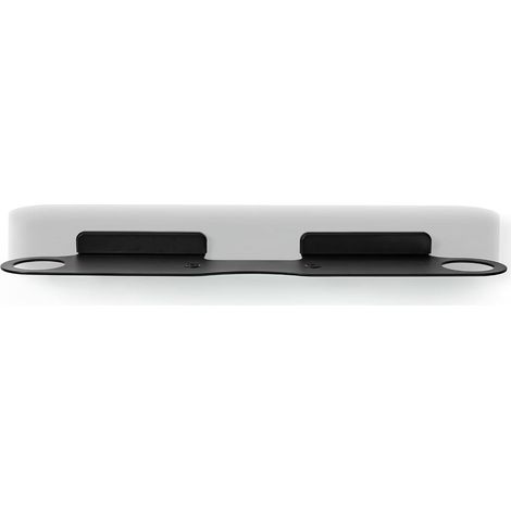 Soporte para barra de sonido compatible con sonos beam pared 5 kilos fijo abs acero negro