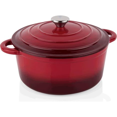 Cocotte en Acier Inoxydable 3,8 L H 120 mm Ø 240 mm - Was Germany