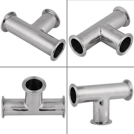 1 Pièce Raccord en T Acier Inoxydable Standard 3 Voies Φ381.5 pour Accessoires de Plomberie Sanitaire (1/5)