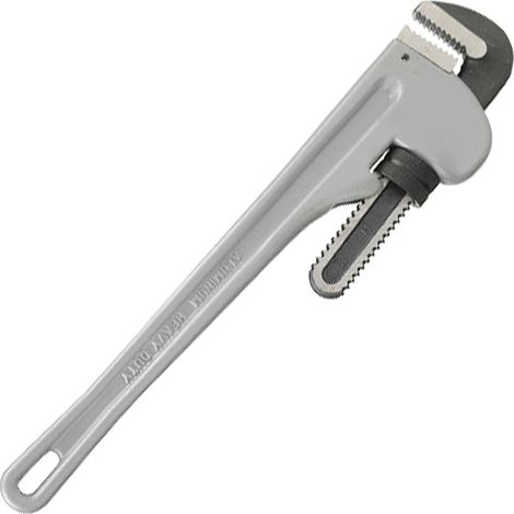 WOLFPACK LINEA PROFESSIONAL - Stillson Heavy Duty Aluminium Wrench 36" Pipe Wrench, Plumbing Wrench, Pipe Wrench, Faucet Wrench.