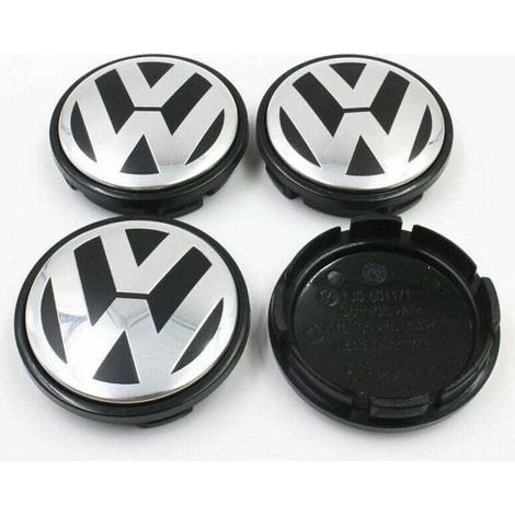Lot de 4 cache-moyeux aluminium 56mm – Imperméable – Résistant aux chocs – Compatible jantes standard – Usage professionnel (1/4)