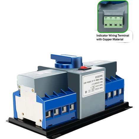 Automatischer Umschalter, Dual-Power-Betrieb, Sicherheitsmerkmale, 63A (1/5)