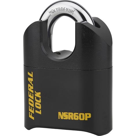 Lucchetto alta sicurezza combinazione modificabile SRP, nero, arco protetta 60mm acciaio al molibdeno - THIRARD