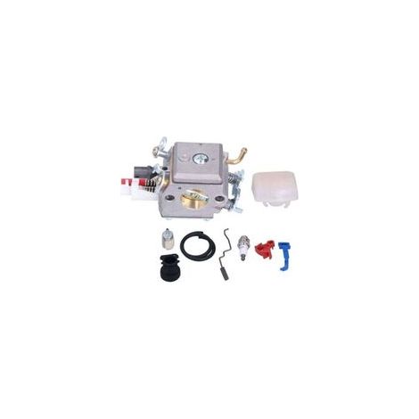 Kit de 9 pièces pour carburateur, XU, Collecteur d'admission et filtre à carburant 503869601, Compatible avec Husqvarna 350, 346XP, 353, 340 et 345 - (1/4)