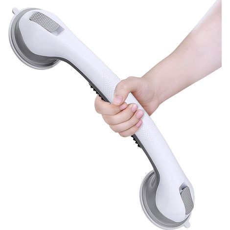 Barre d'appui de salle de bain à ventouses — Poignée de sécurité portable pour personnes handicapées — Aide pour baignoire et douche sans perçage