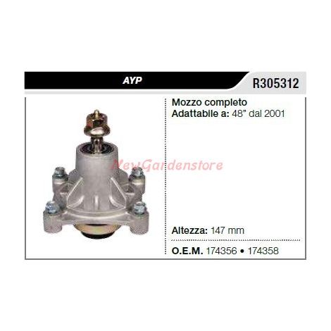 AYP tractor cortacésped cortacésped 48" a partir de 2001 R305312