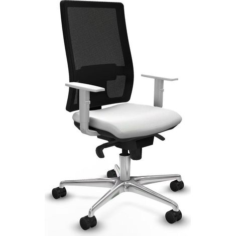 Piqueras y Crespo Horna Chaise de bureau blanche ergonomique (1/3)