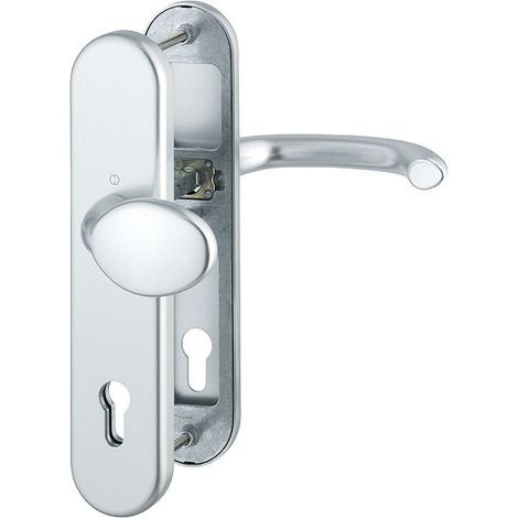 Hoppe Schutzgarnitur Mar.76G/3331/3410/1138 Alu.F1 92mm 66-71mm