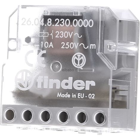 Automatischer elektromechanischer Impulsrelaisschalter 2 NO Finder 26.04
