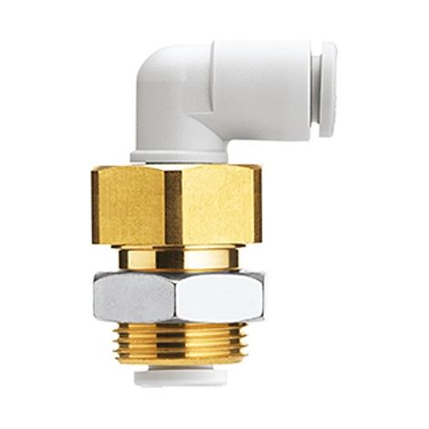 Raccord coudé SMC KQ2 vers Enfichable 6 mm Enfichable 6 mm ( Prix pour Sachet de 10 )