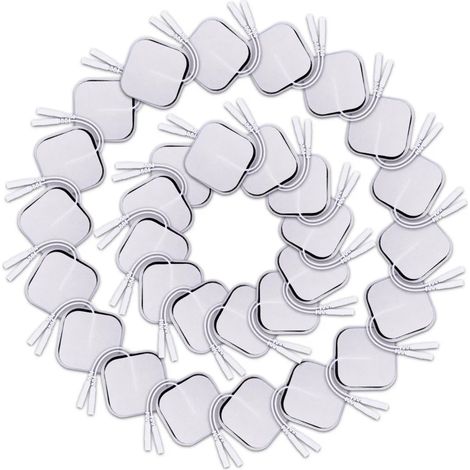 Accessoires de physiothérapie pour électrodes TENS : patchs adhésifs non tissés de rechange pour appareil de massage électrique TENS 03573