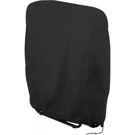 71x20/34x110cm,(Noir), avec sac de rangement,housse de chaise longue pliante en 1 parties, housse Oxford coupe-vent, résistante aux UV et imperméable, adaptée aux chaises de jardin pliantes (1/5)