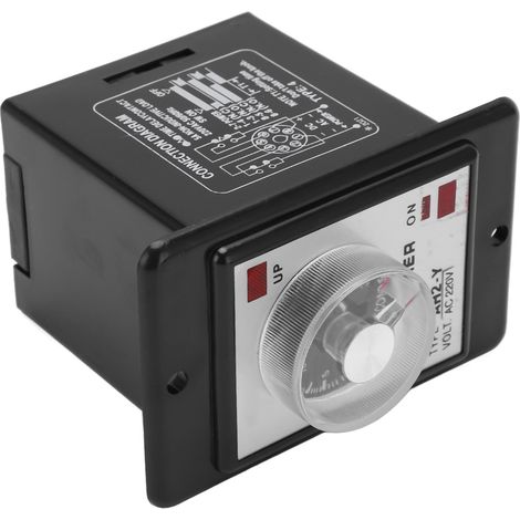 AH2-Y 30S 8-poliges Zeitverzögerungsrelais mit Zeigertimer, 220VAC Zeitsteuerung für automatisierte Anlagen und CNC-Drehmaschinen (1/5)