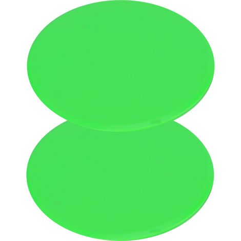 2 Pièces Disque de Glissement Rapide pour Équilibre Corporel - Rond Vert (1/5)