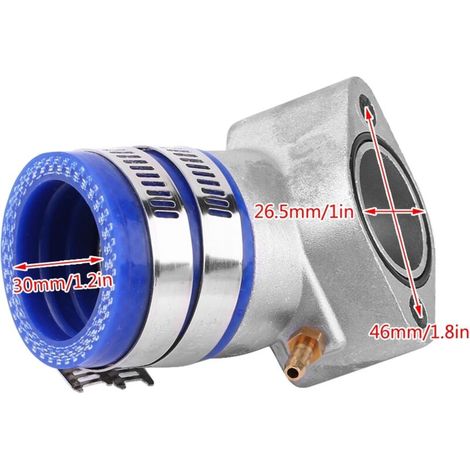 Ansaugkrümmer aus Aluminium für GY6 150-cm³-Motor – Kompatibel mit ATV, Go-Kart und Roller (1/5)