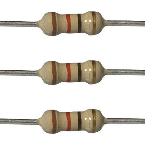 Widerstand Oxid Metall 12R 1/4W 5%.