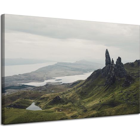 Leinwanddruck Natur Berggipfel 120x80 cm