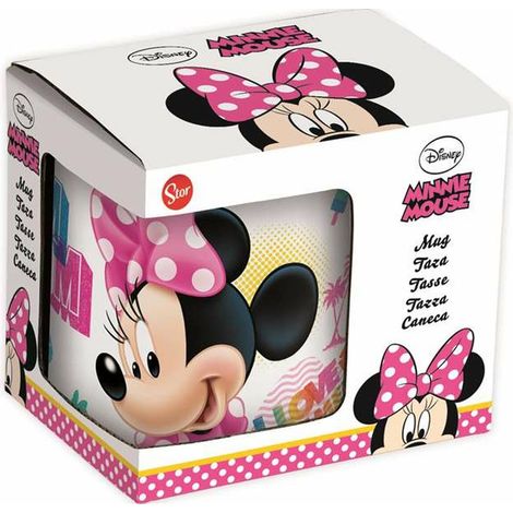 ILUSION TAZA CERAMICA 325 ML EN CAJA REGALO MINNIE