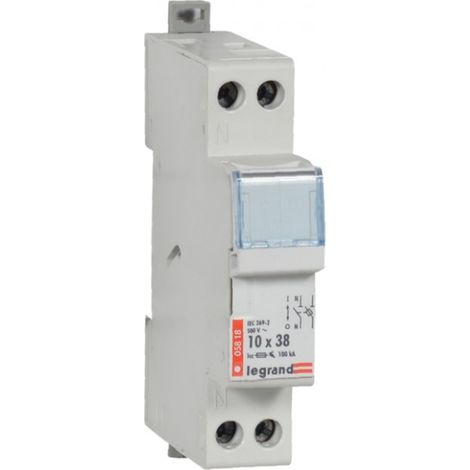 LEGRAND 005818 Cortacircuitos seccionable T0 1P + N LEXIC