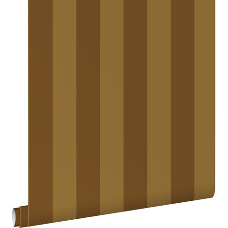 papier peint rayé marron - ESTAhome