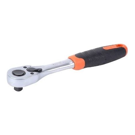 TACTIX - CHIAVE A CRICCHETTO 3/8' CON MANICO BIMATERIALE ANTISCIVOLO 202MM