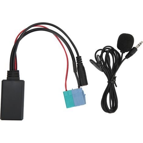 Bluetooth-Modul fürs Auto, Aux-Audiokabel, integriertes Mikrofon, ISO-Anschluss, Mini-Stereo, 8-polig, 6-polig (1/5)