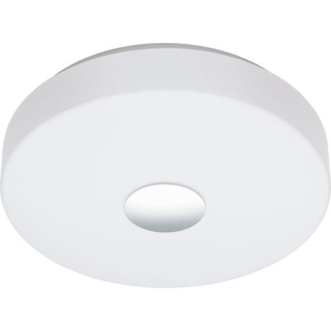 EGLO LED Plafonnier Beramo-C, lampe de plafond dimmable, acier blanc (1/3)