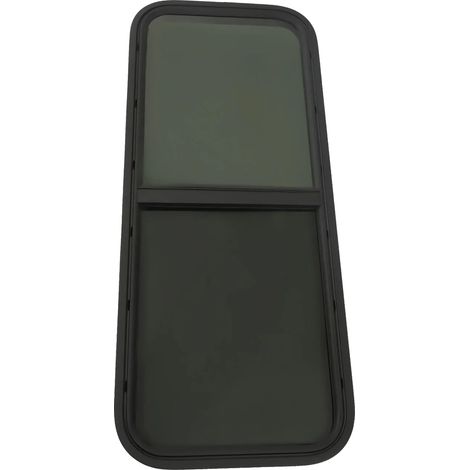 Fenêtre coulissante RV, alliage d'aluminium durable, confidentialité améliorée, noir (1/2)