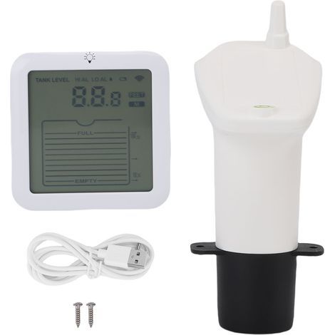 IP65 Waterproof Ultrasonic Level Sensor with Temperature Display for Water Tank (1/5)