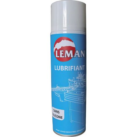 Leman – Spray lubrifiant professionnel 650 ml sans silicone – Améliore le glissement du bois – Lot de 12 pièces – Pour finitions variées