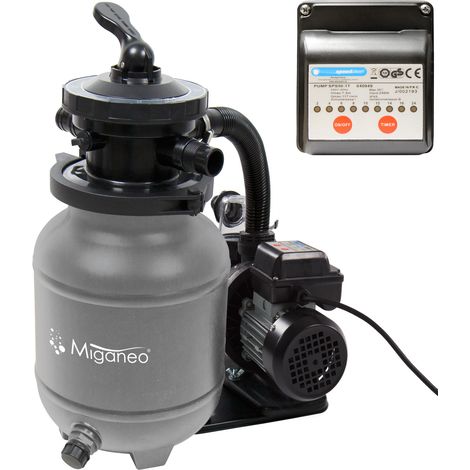 Miganeo Sandfilteranlage Dynamic 7000 Speed Clean  grau  6,3 m³/h Leistung (1/5)
