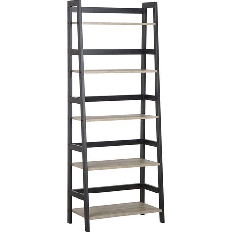 Regal mit 5 Ebenen CROYDON 163 cm Schwarz