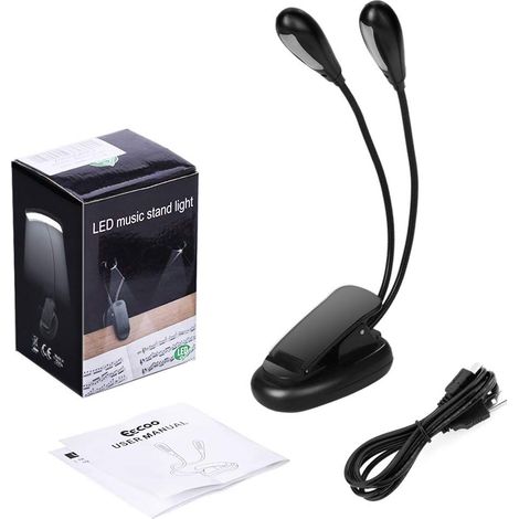 Lampe de Lecture, Lecture à LED pour Pupitre Musique 14 USB (1/5)