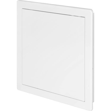 White Plastic Access Panel 250x250mm Removable Door Concealed Hinge For Plumbing and Electrical Work (1/5)
