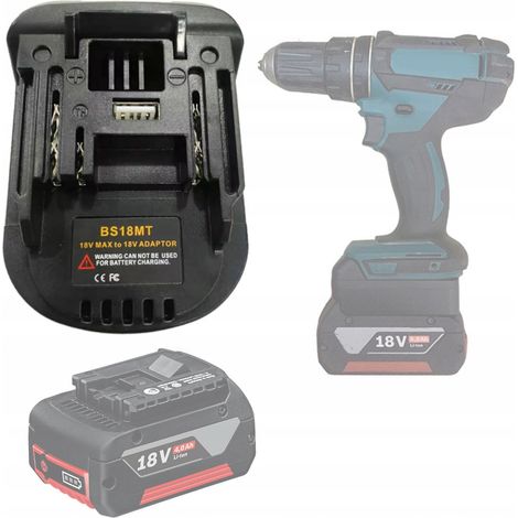 Bosch 18V auf Makita 18V (BS18MT) Akku-Adapter/Konverter