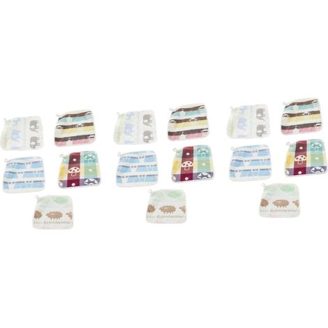 Lot de 15 serviettes de bain en coton pour bébé douces et (1/5)
