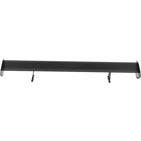 Aileron arrière universel en alliage d'aluminium pour coffre, becquet de course noir pour berline et voiture de sport (1/5)