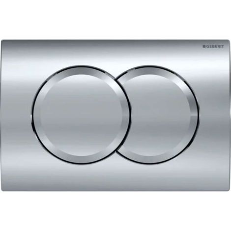 Geberit Delta01 - Placca di comando, cromo lucido 115.107.21.1 (1/3)