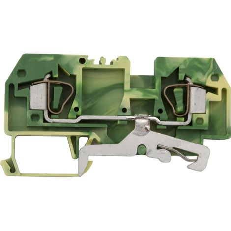 Connettore a 2 fili da 6 mm² giallo-verde 282-907
