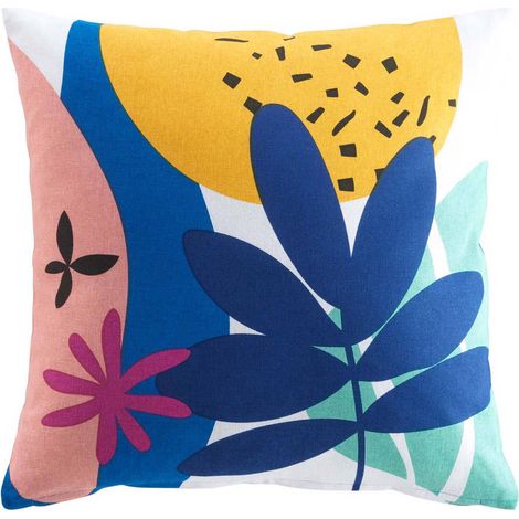 Coussin décoratif en coton avec imprimé PAPAYA, 45 x 45 cm (1/3)