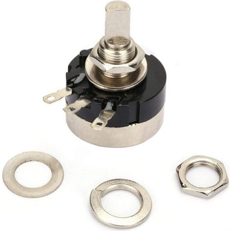 RV24YN20F Potentiomètre 5K B502, 2W Potentiomètre 5K Résistance de Potentiomètre à Cercle Unique, B502 Potentiomètre à Film de Carbone à Cercle Unique Haute Précision A (1/4)