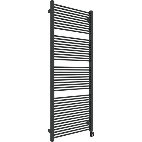 Sèche-serviette électrique noir de 1335mm de haut et 530mm de large - 800 Watt - MIK1335/530E8N (1/5)