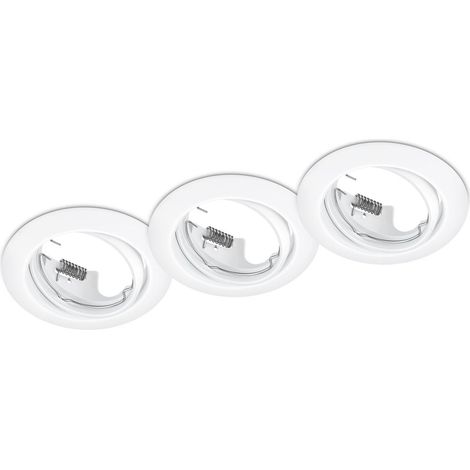 Illuminazione da Incasso da Interno  GU10 in Metallo Bianco Opaco