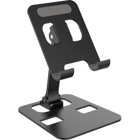 Support Tablette - Réglable En Hauteur Et Angle - Double Articulation Métal - Antidérapant Pour Bureau Et Cuisine - Compatible 12.9 Pouces (1/5)