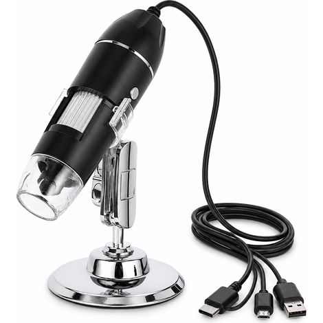 Microscope Numérique 1600x USB Type C pour Réparation Android (1/5)