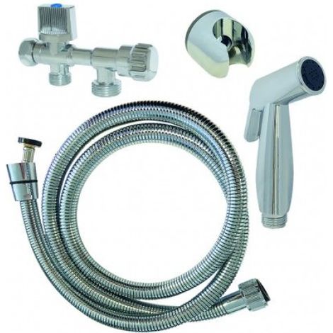 Douchette WC avec robinet - flexible - support - BOUTTÉ