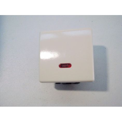 Interrupteur va et vient a temoin large ivoire SIMON 27202-62