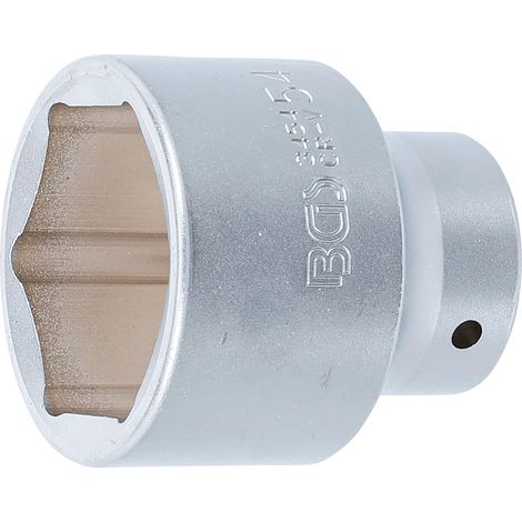 BGS Steckschlüssel-Einsatz Sechskant Antrieb Innenvierkant 20 mm (3/4") SW 54 mm - 3454 (1/3)