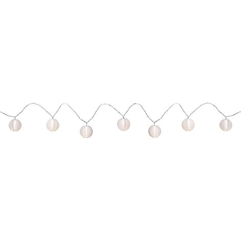 Paulmann 94166 Lampada a batteria LED Outdoor catena luminosa da 7 Mobile lampione incl. 7 x 0,02 Watt IP44 bianco plastica senza fili 3000 K (1/5)