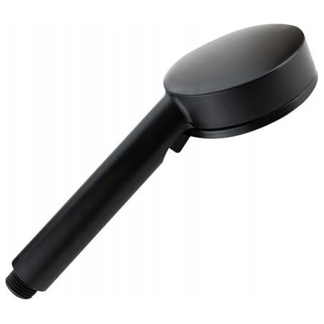 Soffione doccia nero, 5 funzioni